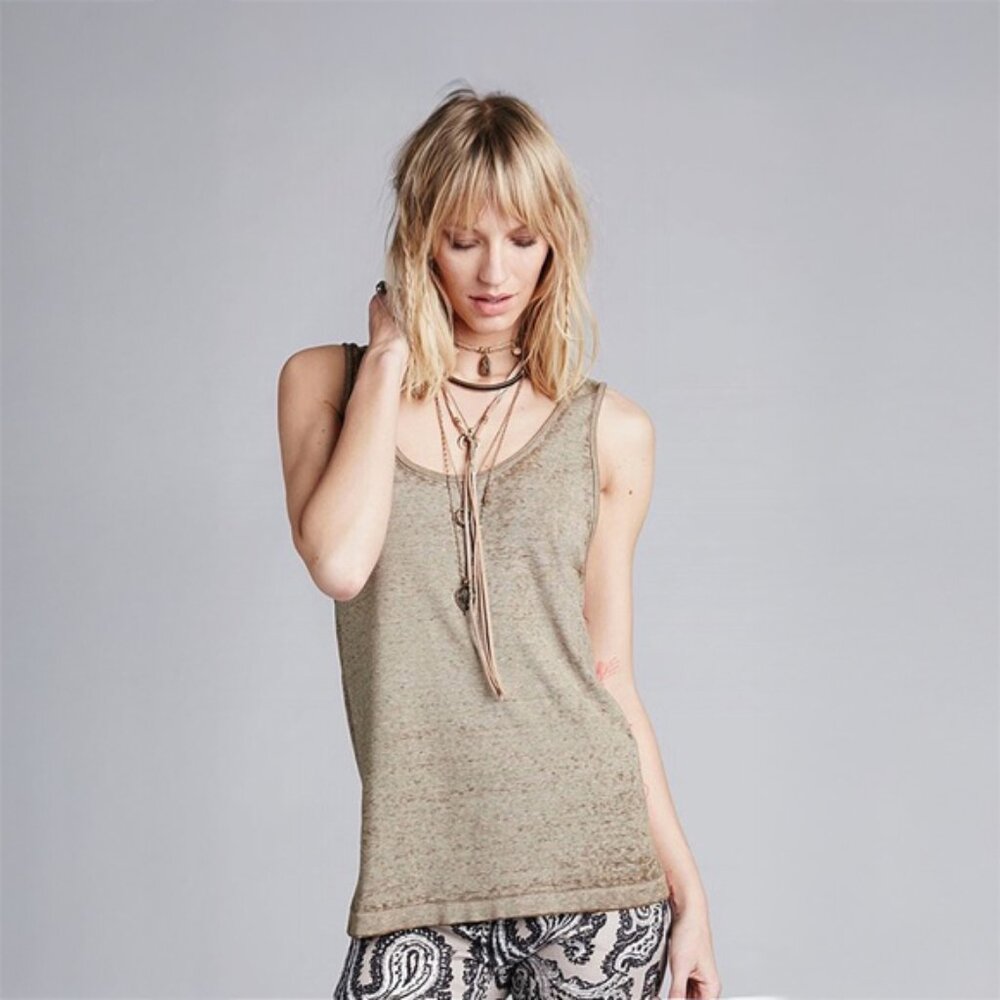 Free People Break of Dawn Tank in Army  - sz XS